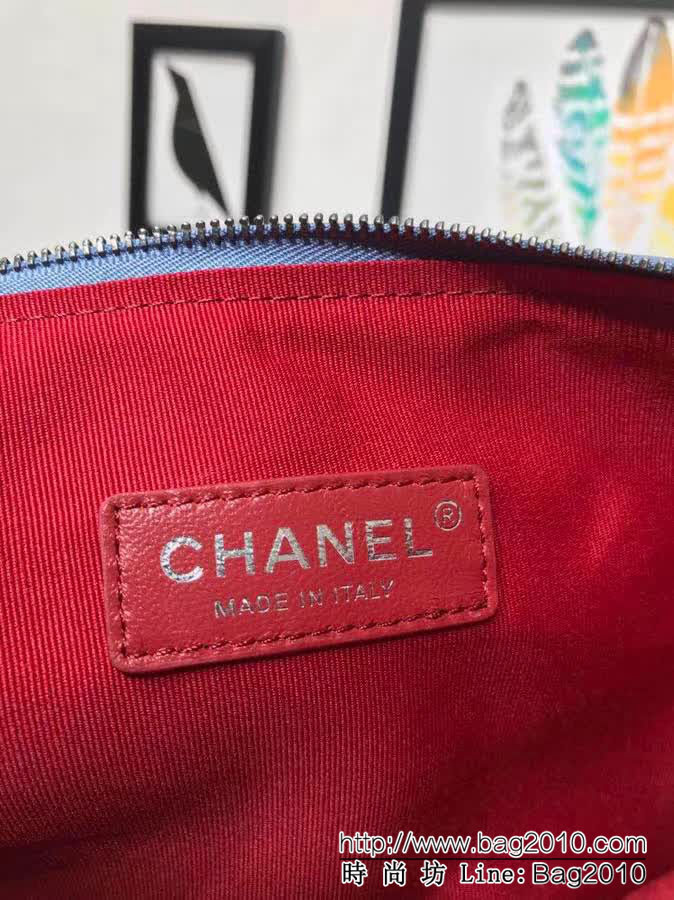 CHANEL香奈兒 A84288 新款 Garbrielle小牛皮 漸變 流浪手抓晚晏包  DJC2420